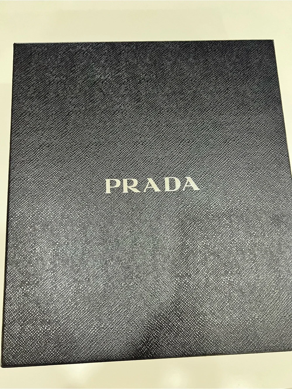 Prada White Triangle Shoulder Bag